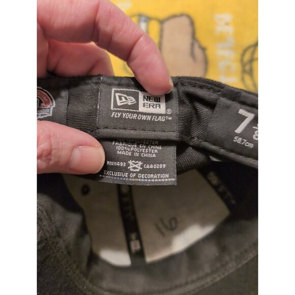 El Paso Chihuahuas Black Fitted Baseball Hat 7 3/8 New Era 59Fifty - Picture 8 of 8